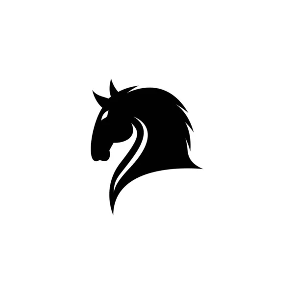 Cavallo Logo Creativo Vettoriale Icona Illustrazione Design — Vettoriale Stock