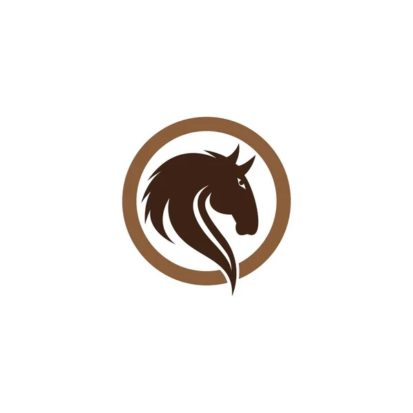 Horse Logo Creative Vector Icon Illustration Design — Stock Vector