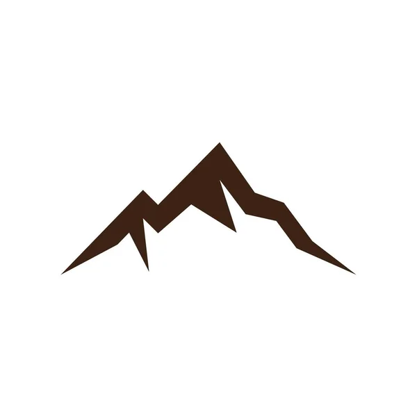Mountain Logo Vector Icon Illustration Design — Stock Vector