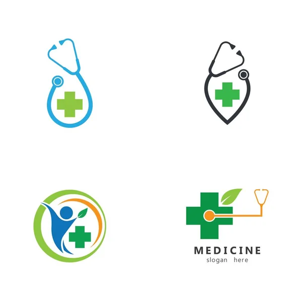 Disegno Illustrazione Dell Icona Vettoriale Logo Croce Medica — Vettoriale Stock