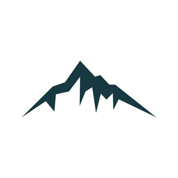 Dağ Logosu Vektör Resimleme Tasarımı — Stok Vektör