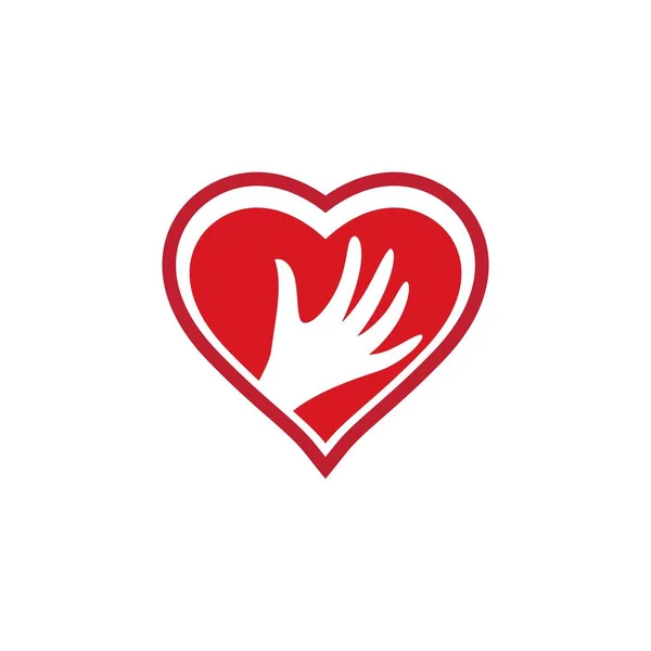 Love Logo Vector Icon Illustration Design — Stock Vector