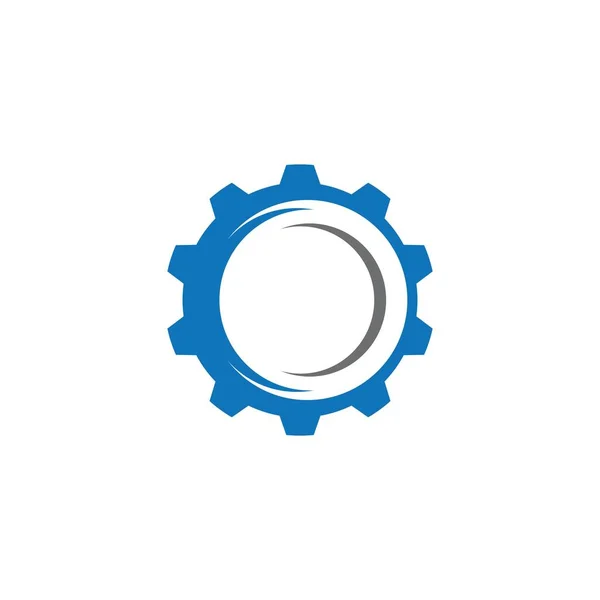 Ilustração Ícone Vetor Logotipo Engrenagem — Vetor de Stock
