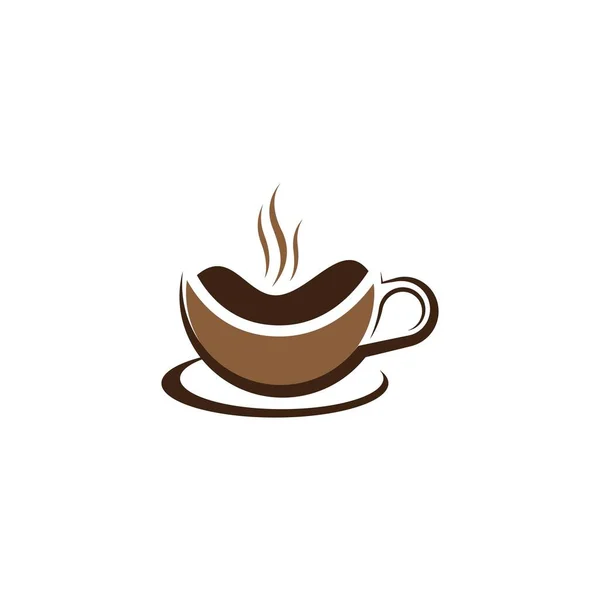 Coffee Cup Logo Template Vector Icon Design — Stock Vector