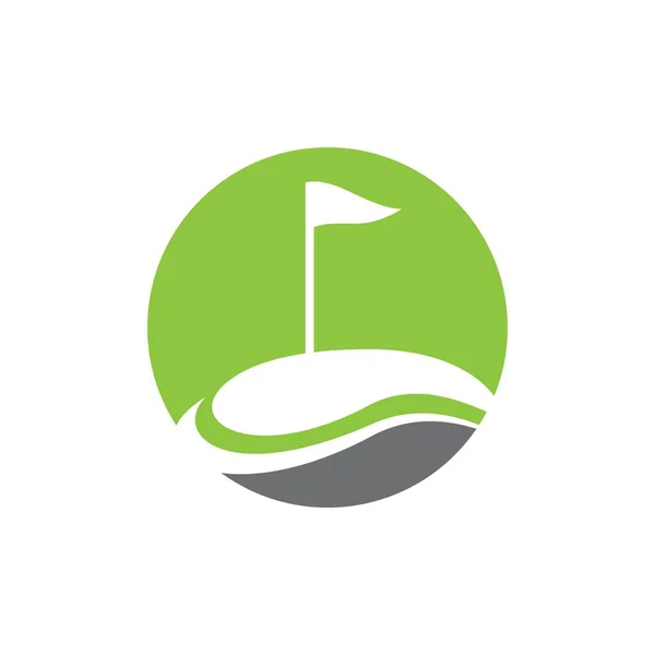 Golf Logotyp Mall Vektor Ikon Design — Stock vektor