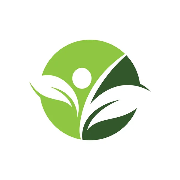 Дизайн Векторного Логотипа Экологии — стоковый вектор