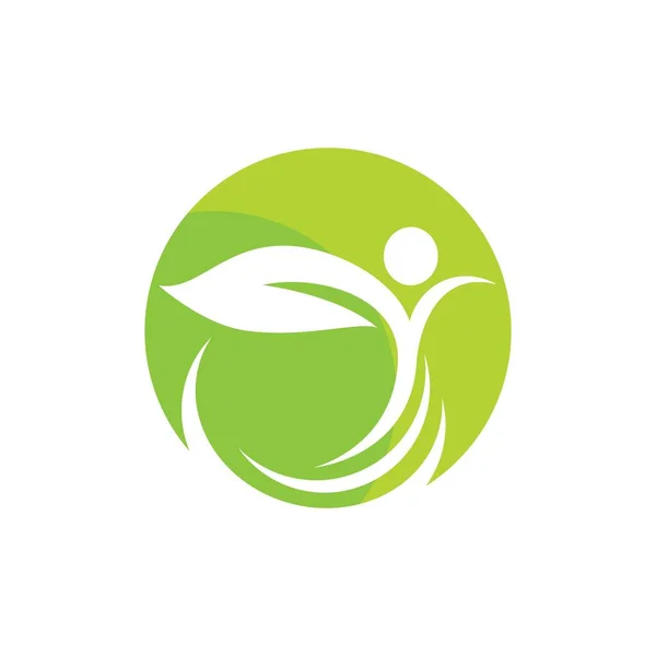 Design Ícone Vetor Logotipo Ecológico — Vetor de Stock
