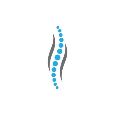 Omurga logo şablon vektör simgesi tasarımı