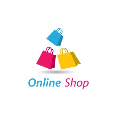 Çevrimiçi dükkan logo resimleri çizimi tasarımı