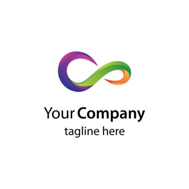 Sonsuzluk logo resimleri illüstrasyon tasarımı