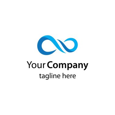 Sonsuzluk logo resimleri illüstrasyon tasarımı