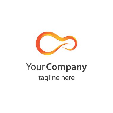 Sonsuzluk logo resimleri illüstrasyon tasarımı