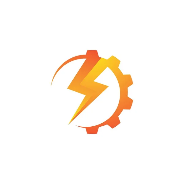 Ikona Wektora Narzędzia Logo Mocy — Wektor stockowy