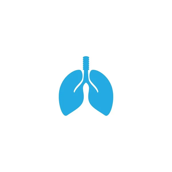Lung Шаблон Логотипу Векторний Дизайн Піктограми — стоковий вектор