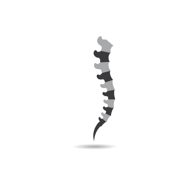 Spine Logo Vorlage Vektor Icon Design — Stockvektor