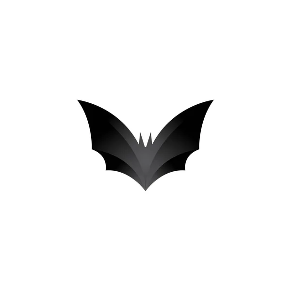 Fledermaus Bild Logo Design Illustration Design — Stockvektor