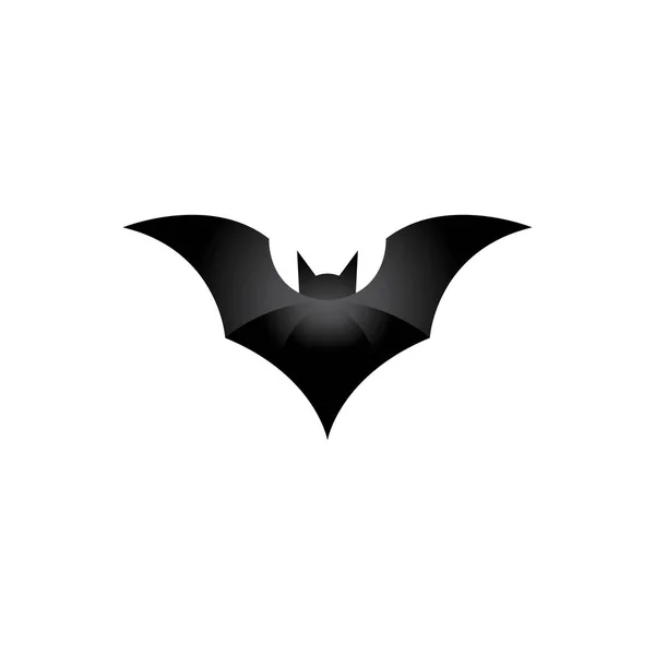 Bat Image Logo Design Illustration Design — Stock Vector