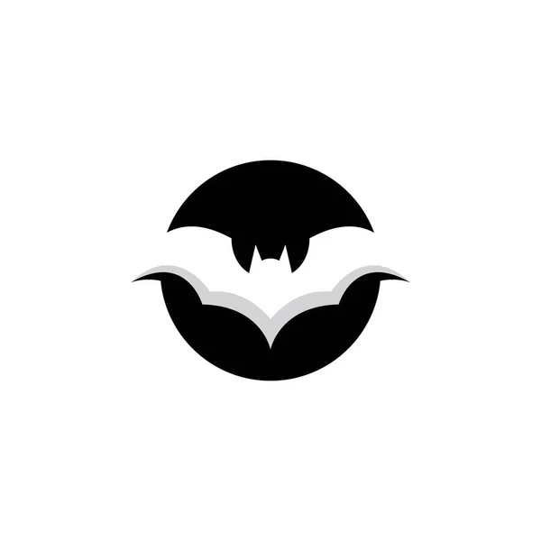 Bat Immagini Logo Disegno Illustrazione — Vettoriale Stock