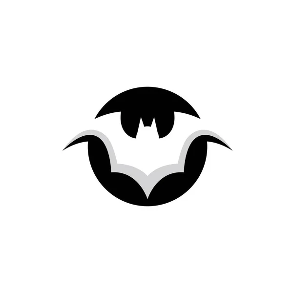Imágenes Murciélago Logo Diseño Ilustración — Vector de stock