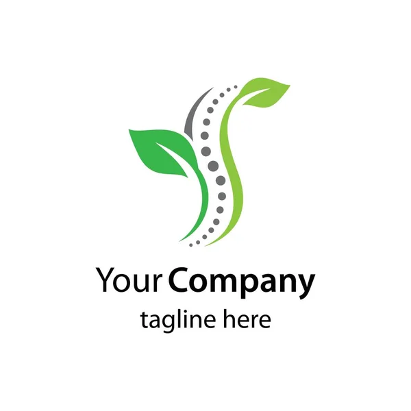 Spine Health Logo Images Illustration Design — Stock Vector