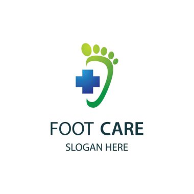 Ayak bakımı logo resimleri çizimi tasarımı