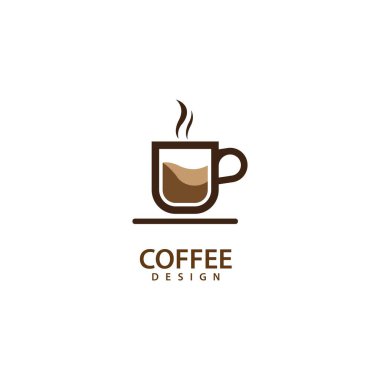 Kahve fincanı logo resimleri çizimi tasarımı