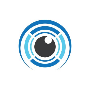 Kamera logo resimleri illüstrasyon tasarımı