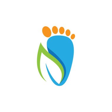 Ayak bakımı logo resimleri çizimi tasarımı