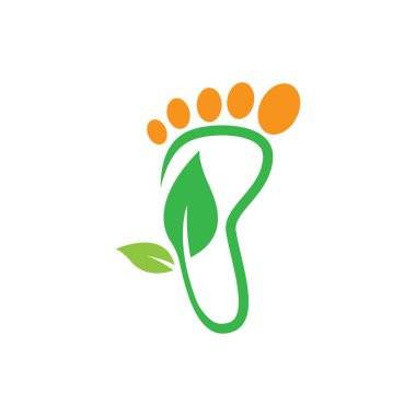 Ayak bakımı logo resimleri çizimi tasarımı