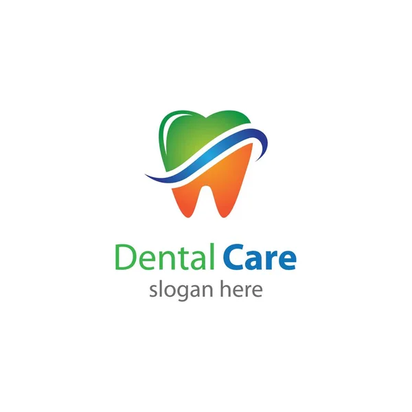 Дизайн Ілюстрації Зображень Логотипу Стоматологічної Стоматології — стоковий вектор