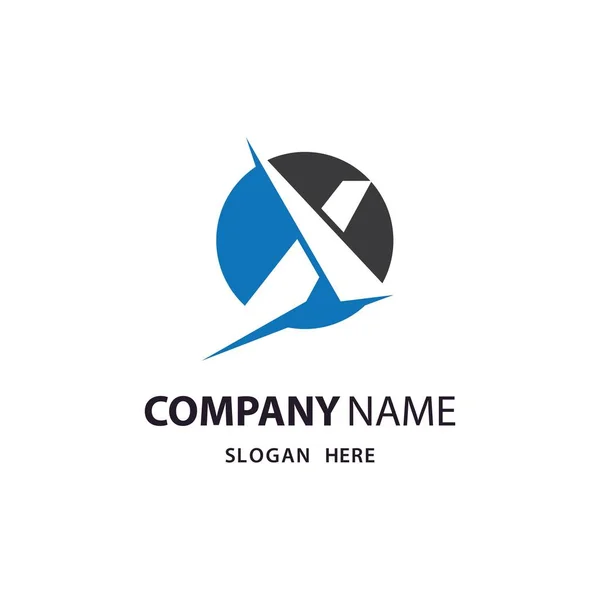 Carta Logotipo Imagens Ilustração Design —  Vetores de Stock