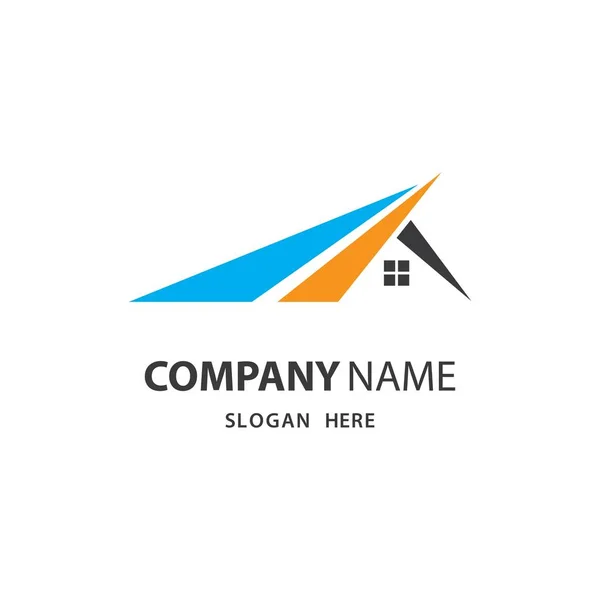 Casa Logo Imágenes Ilustración Diseño — Vector de stock