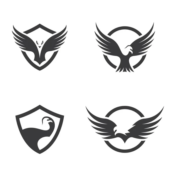 Logo Águila Imágenes Ilustración Diseño — Archivo Imágenes Vectoriales