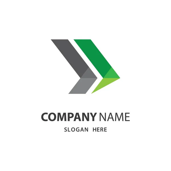 Strzałka Logo Obrazów Ilustracji Projektu — Wektor stockowy