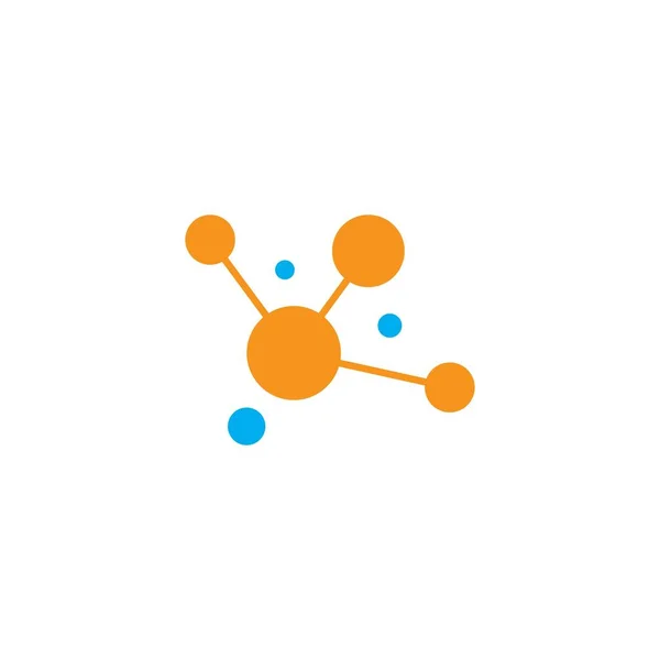 Molekül Logo Bilder Illustration Design — Stockvektor