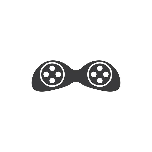 Ilustracja Grafiki Logo Gamepad — Wektor stockowy