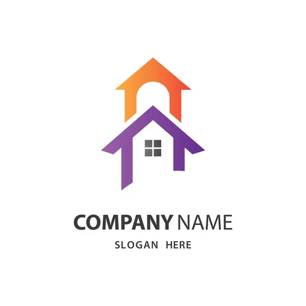 Design Ilustração Imagens Logotipo Casa — Vetor de Stock