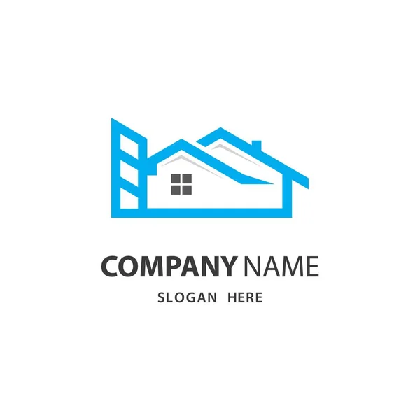 Casa Logo Imágenes Ilustración Diseño — Vector de stock