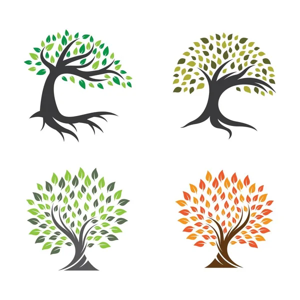 stock vector Tree logo images design illustration