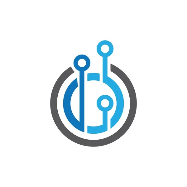 Technology Logo Images Illustration Design — Stock Vector