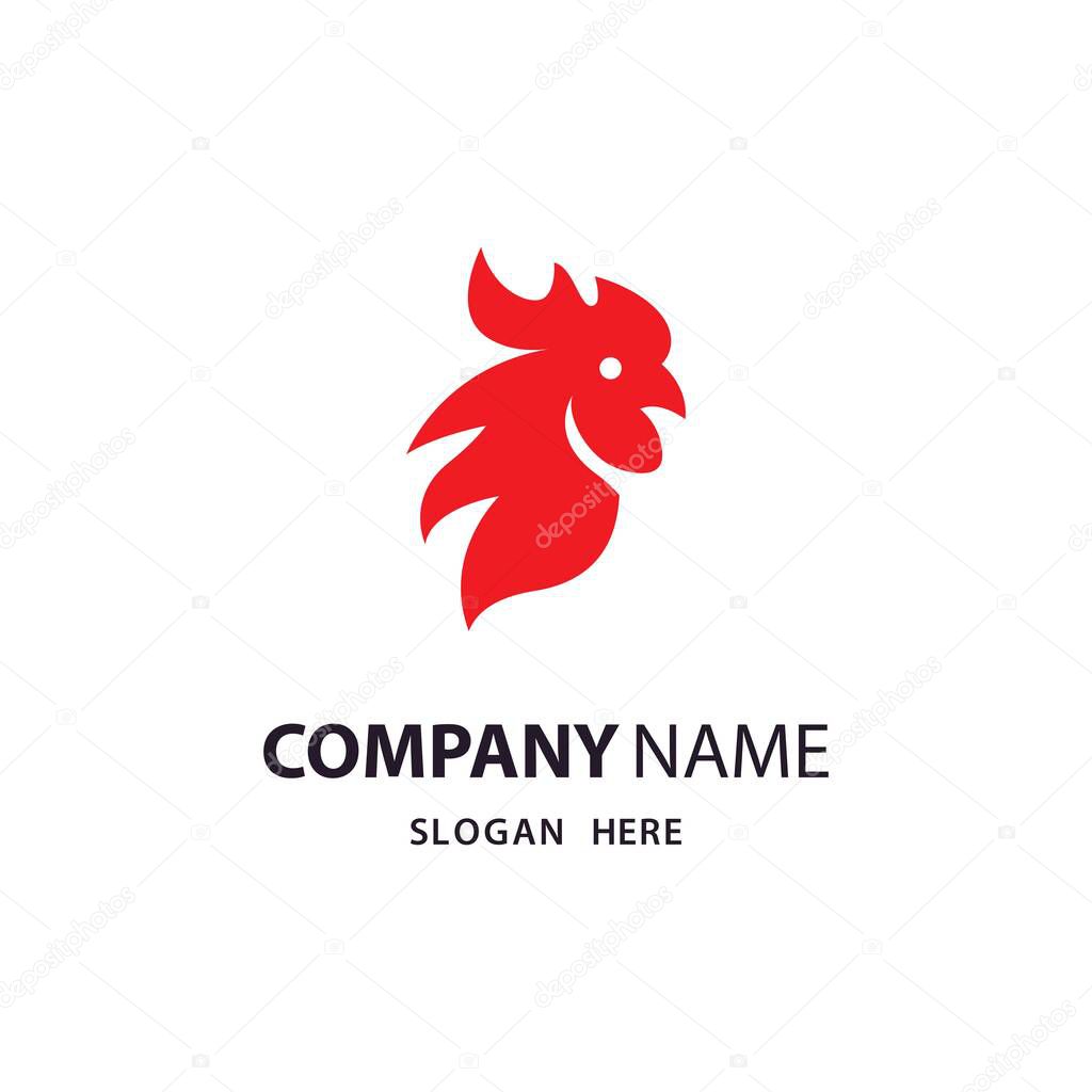 Rooster logo images illustration design
