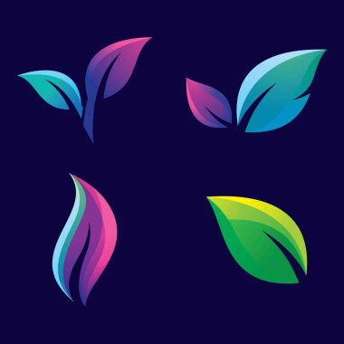 Yaprak logo resimleri çizimi tasarımı
