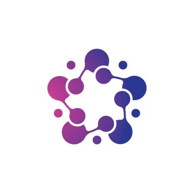 Molekül logo resimleri çizimi tasarımı