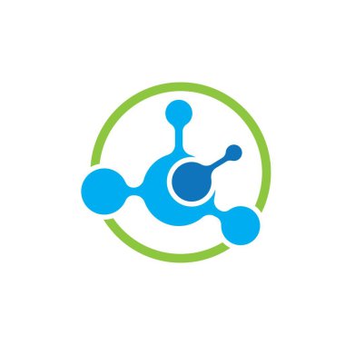 Molekül logo resimleri çizimi tasarımı