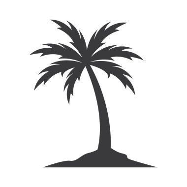 Palmiye ağacı logo resimleri çizimi tasarımı