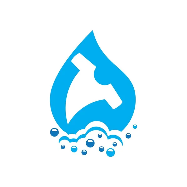 Buanderie Logo Images Illustration Design — Image vectorielle
