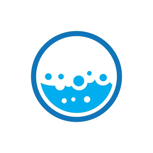 Laundry Logo Images Illustration Design — Stock Vector