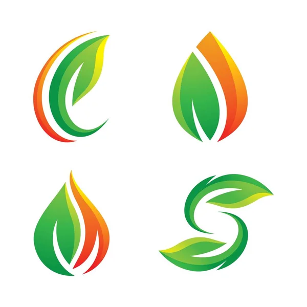 生態ロゴ画像イラストデザイン — ストックベクタ