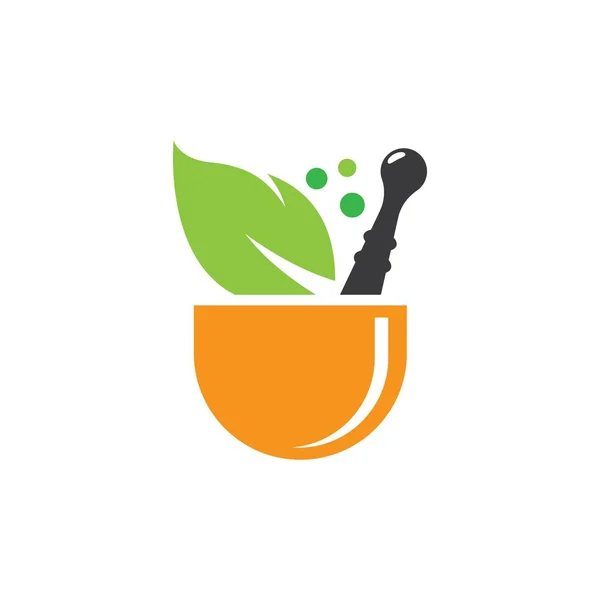 Natural Medicine Logo Images Illustration Design — 스톡 벡터