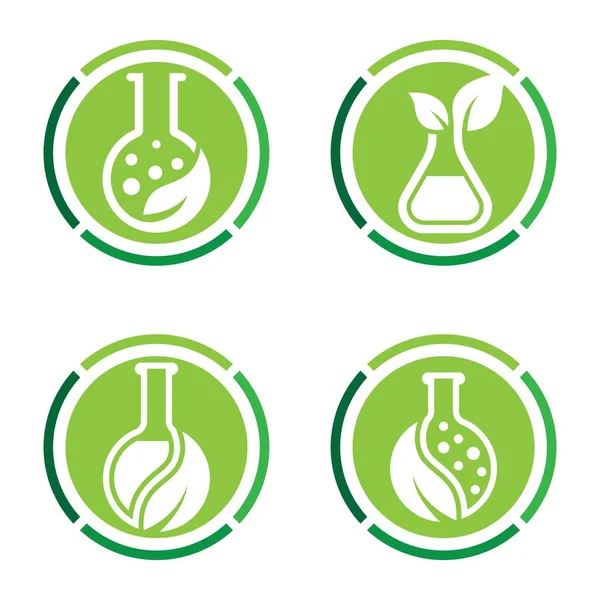 Натуральна Медицина Логотип Зображення Ілюстрація Дизайн — стоковий вектор